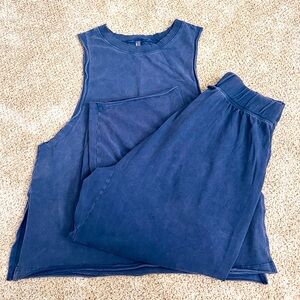 New Free People Hot Shot Relaxed Set